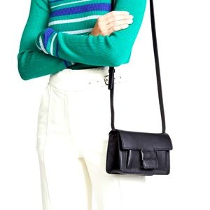 Steven Alan Billie mini flap leather crossbody bag